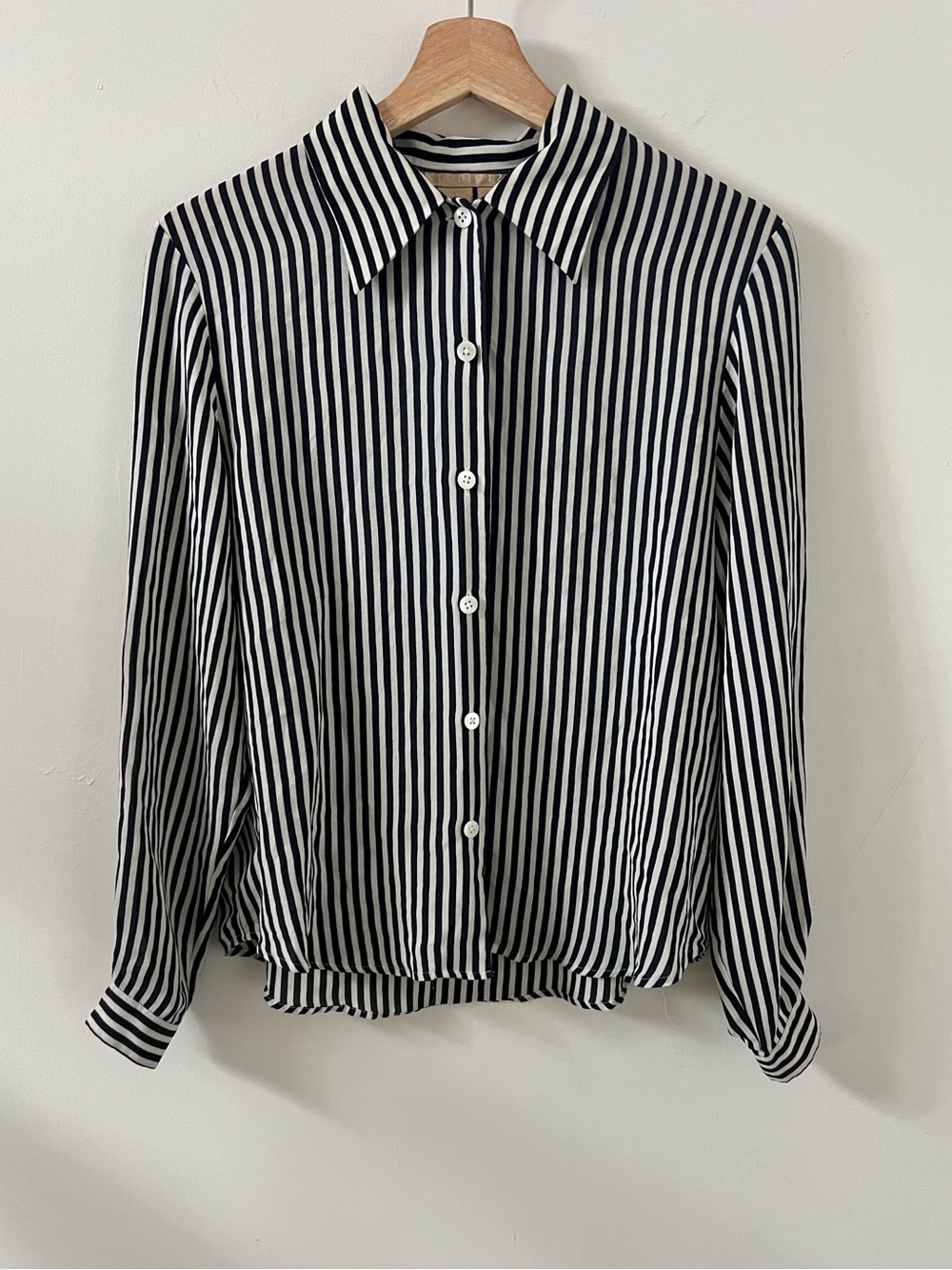 Vintage Striped Button-Up
